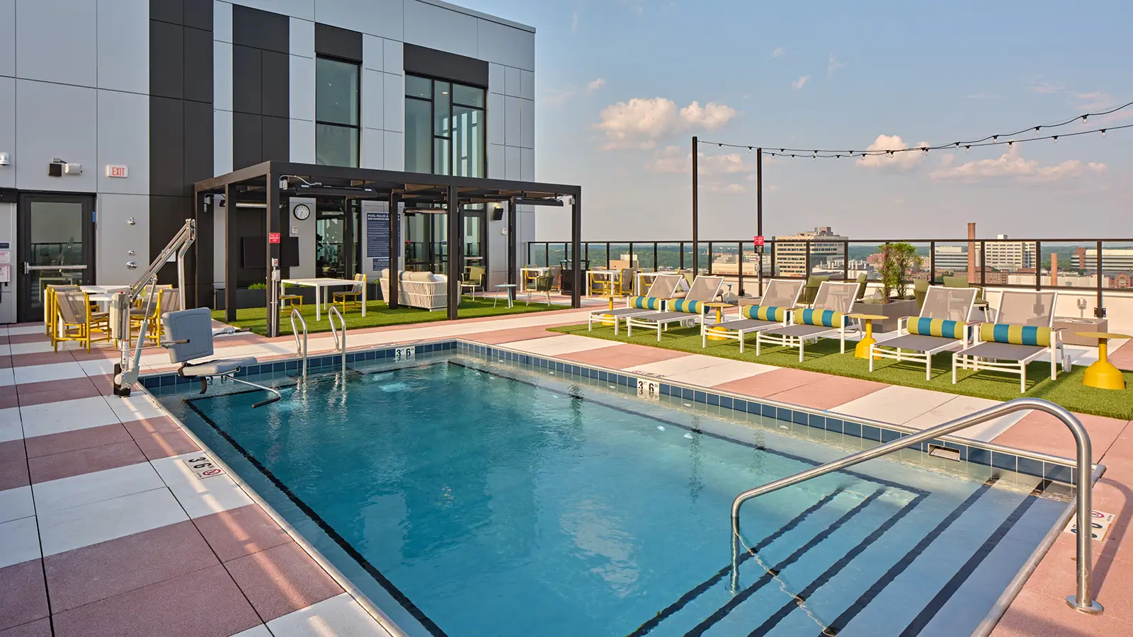 resort style pool